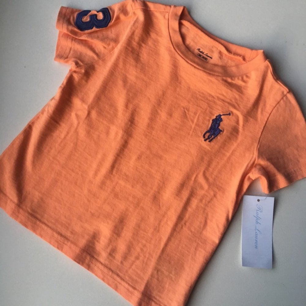 NWT Ralph Lauren Boy Big Pony Jersey Tee